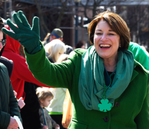 Amy Klobuchar Waving