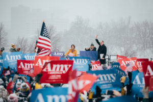 Amy Klobuchar Announcement Crowd