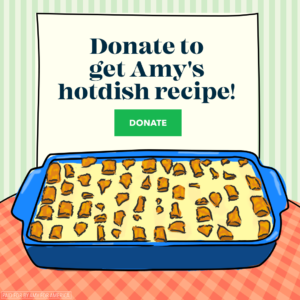 Klobuchar Hot Dish Recipe Donation